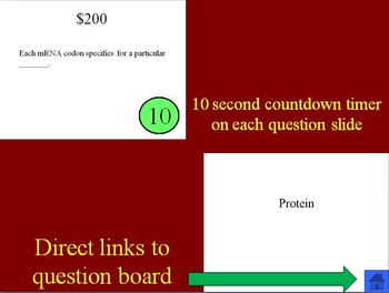 Jeopardy-Like Review Game Template - Uniquely Different, Any Grade or Subject, image 3