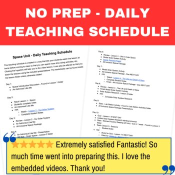 Space Unit | Earth and Space Science Curriculum | Activities, Lessons Worksheets, image 4