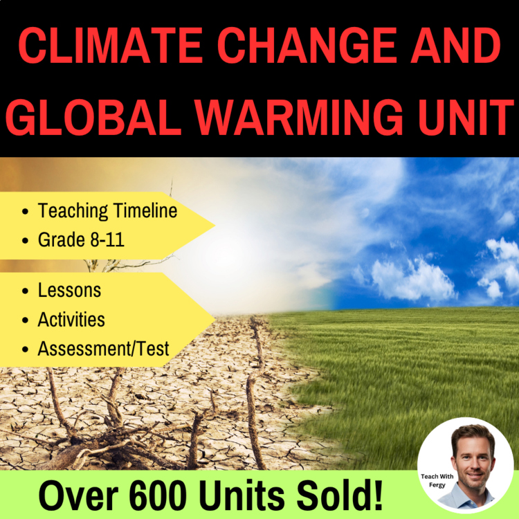 Climate Change and Global Warming Unit | Climate Change Worksheet and Lesson