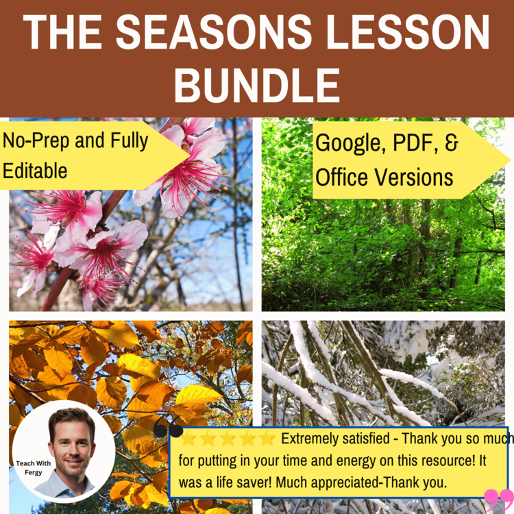 The Seasons and Earth's Tilt Lesson | Earth’s Rotation, Tilt, & Revolution