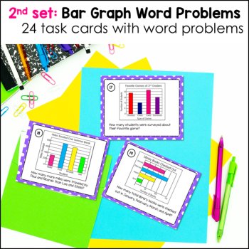 Bar Graph Task Cards TEKS Aligned: 5.9C, image 4