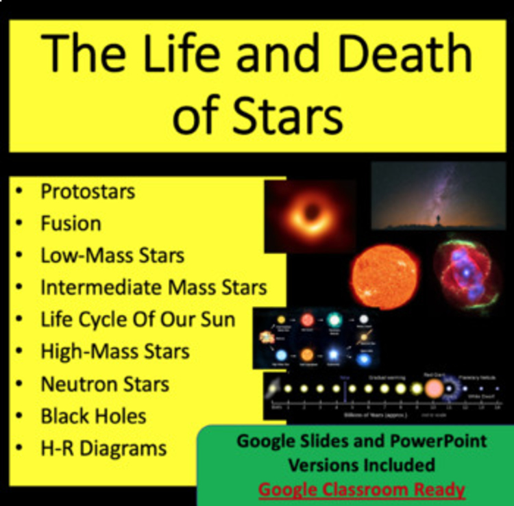 The Life and Death of Stars Lesson | Star Life Cycle, Stellar Evolution, Fusion