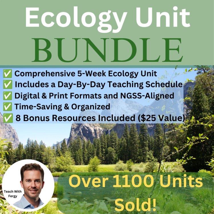 Ecology Unit Bundle | Ecosystems Lessons, Worksheets | Ecological Relationships