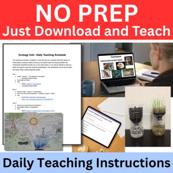 Ecology Unit Bundle | Ecosystems Lessons, Worksheets | Ecological Relationships, image 2