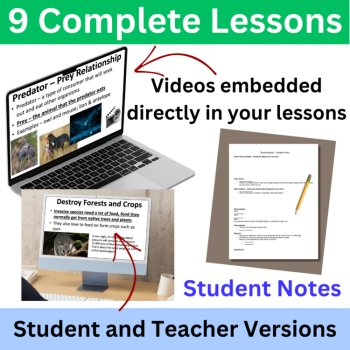 Ecology Unit Bundle | Ecosystems Lessons, Worksheets | Ecological Relationships, image 3