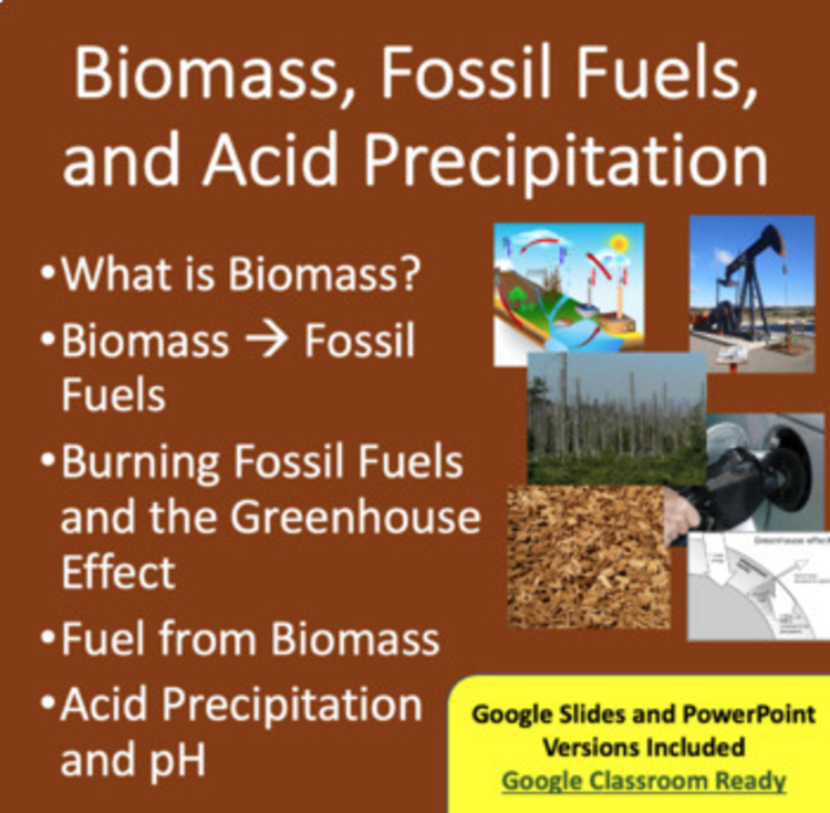 Biomass and Fossil Fuels Lesson | Fossil Fuels and the Greenhouse Effect