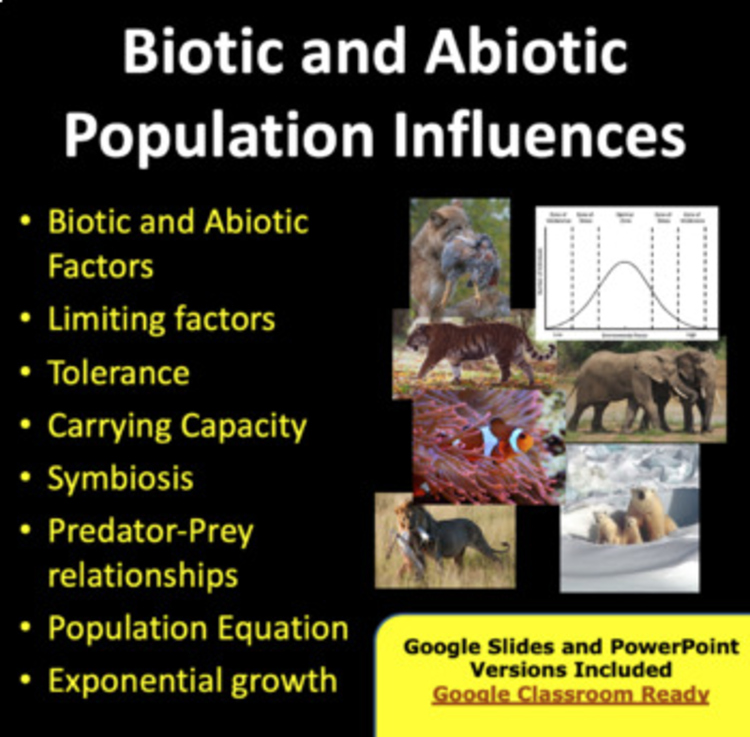 Biotic and Abiotic Population Influences Lesson | Biotic Factors, Ecosystems
