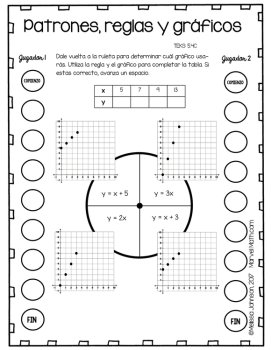 5th Grade Math Review: 15 No Prep SPANISH Games, image 4