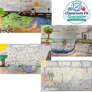 Water Cycle and Carbon Cycle Diagram Activity | Cycling of Matter + 7 Bonuses, image 2