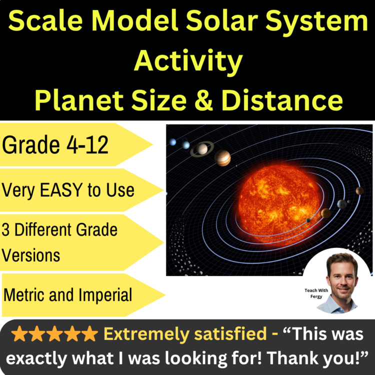 Scale Model Solar System Activity - Planet Size and Solar System Distance Scales