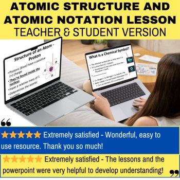 Atomic Structure and Atomic Notation Lesson - Atomic Symbols, Mass Number, image 2