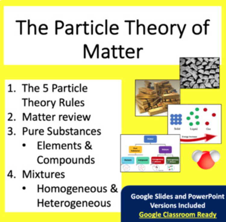 Particle Theory and Classification of Matter Lesson | States of Matter