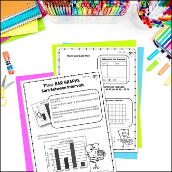 5th Grade TEKS Graphs Notebook: Scatterplot, Stem-and-leaf Plot, Dot Plot & More, image 2