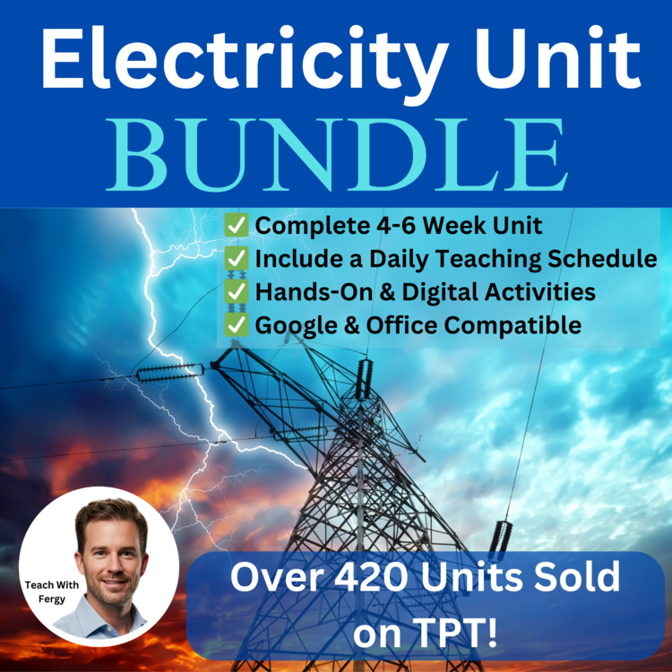 Electricity Unit | Current Electricity and Static Electricity Curriculum Bundle