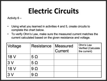 Electric Circuits Online Lab | Electricity, Current, Voltage, Resistance, Ohm's, image 2