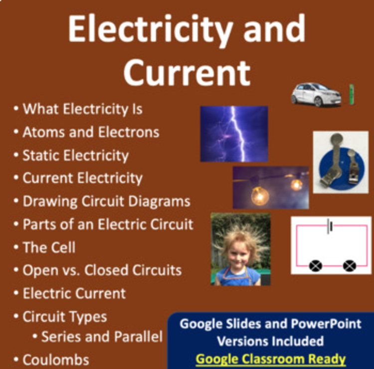 Electricity and Current Lesson | Current & Static Electricity, Types of Circuits