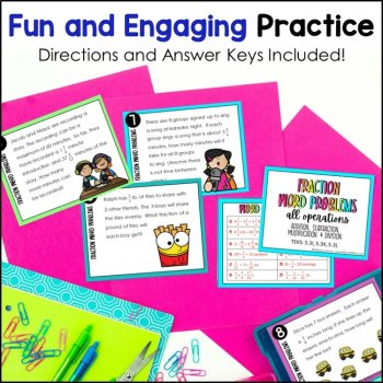 Fraction Word Problems: Adding, Subtracting, Multiplying and Dividing Fractions, image 3