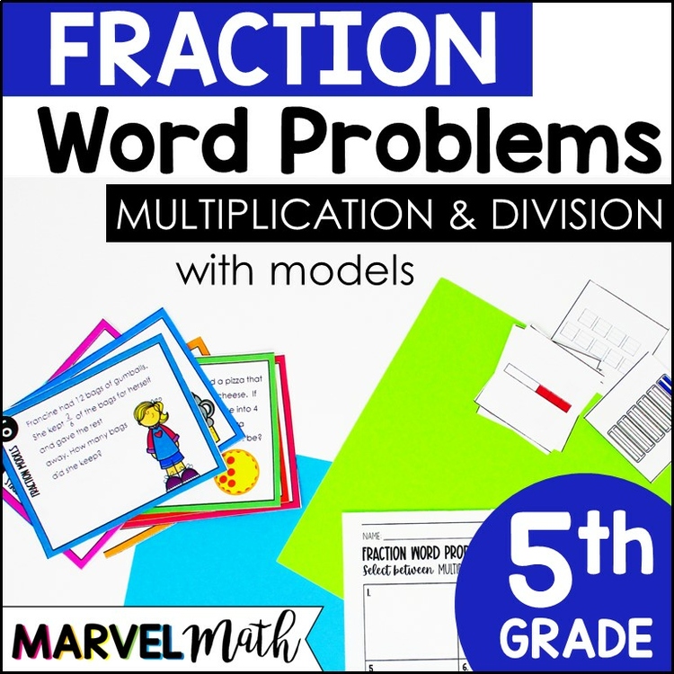 Multiplying and Dividing Fractions by Whole Numbers with Models, Number Lines