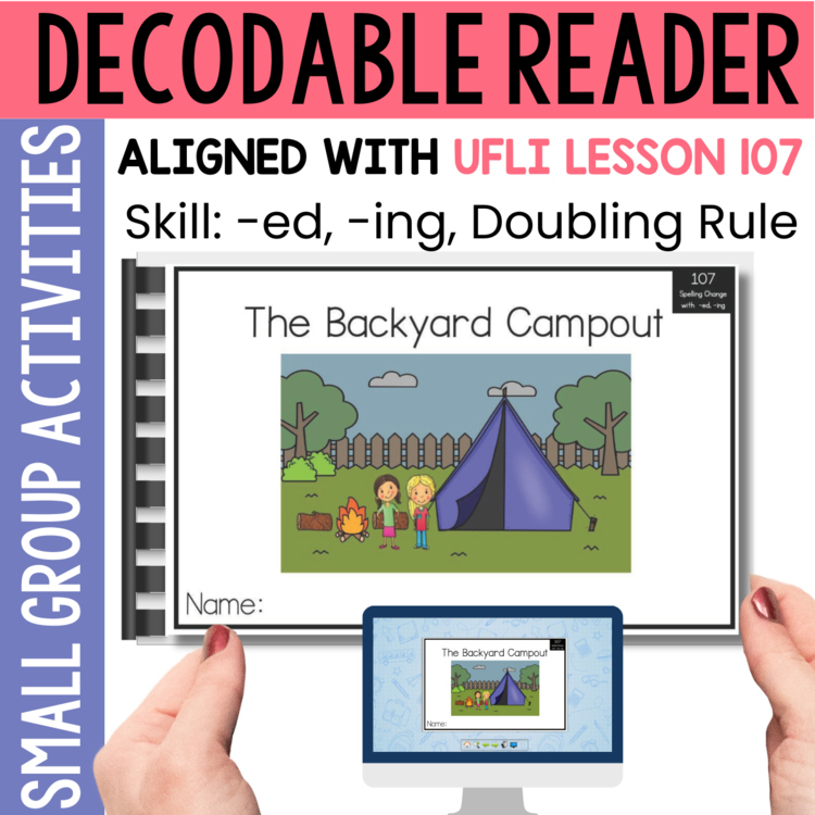 1st Grade Decodable Reader - UFLI Scope Lesson 107 - Small Group