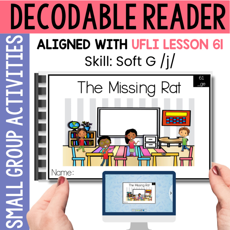 1st Grade Decodable Reader - UFLI Scope Lesson 61 - Small Group