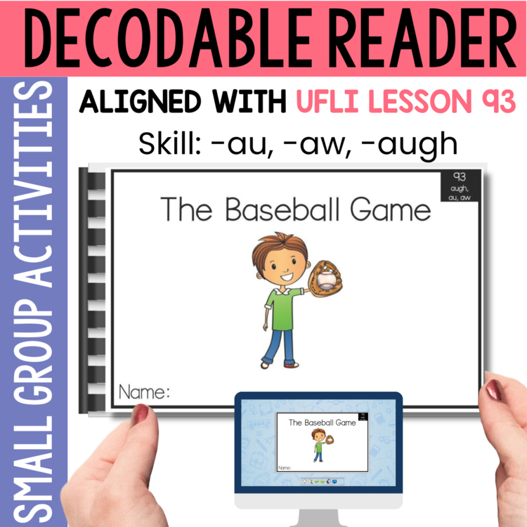 1st Grade Decodable Reader - UFLI Scope Lesson 93 - Small Group