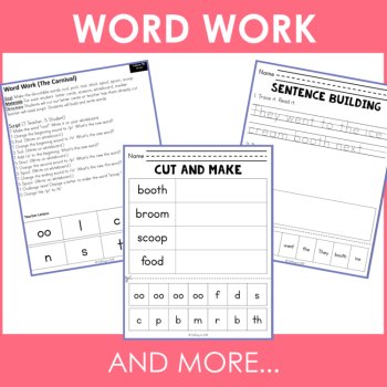 1st Grade Decodable Reader - UFLI Aligned Lesson 90 - Small Group Activities, image 3