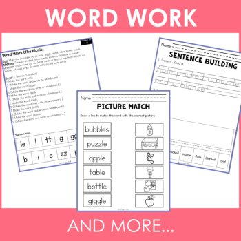 1st Grade Decodable Reader - UFLI Scope Lesson 75 - Small Group, image 3