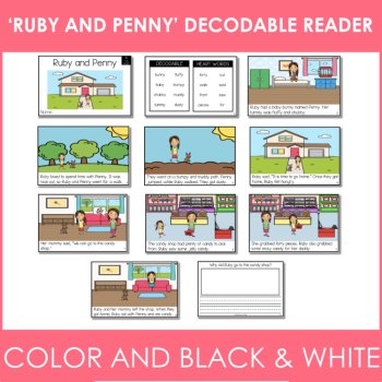 1st Grade Decodable Reader - UFLI Scope Lesson 74 - Small Group, image 2