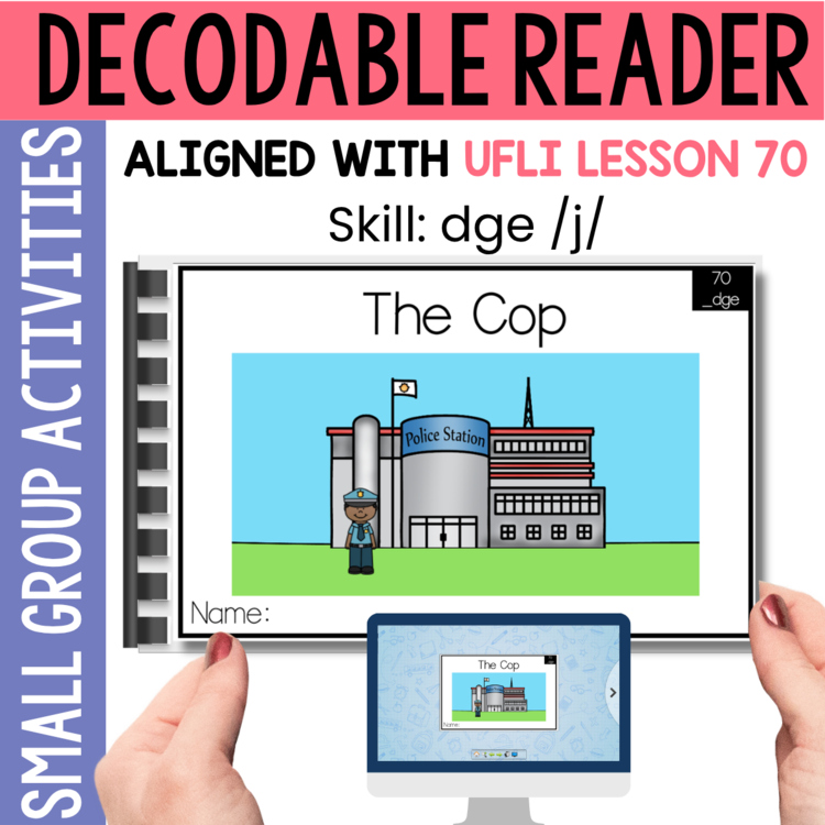 1st Grade Decodable Reader - UFLI Aligned Lesson 70 - Small Group Activities