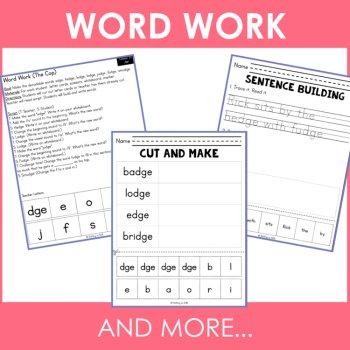 1st Grade Decodable Reader - UFLI Aligned Lesson 70 - Small Group Activities, image 3