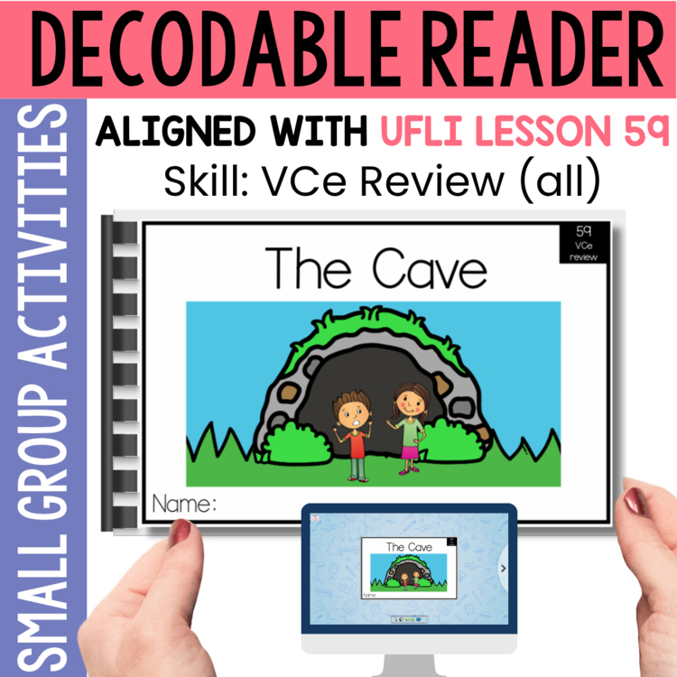 Kindergarten 1st Grade Decodable Reader - UFLI Scope Lesson 59 - Small Group