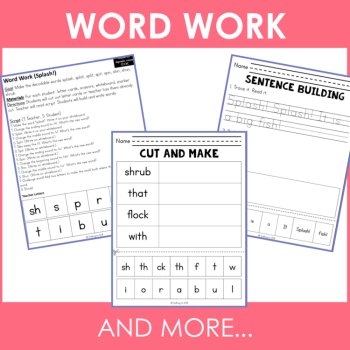 Kindergarten 1st Grade Decodable Reader - UFLI Scope Lesson 53 - Small Group, image 3