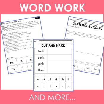 Kindergarten 1st Grade Decodable Reader - UFLI Scope Lesson 52 - Small Group, image 3