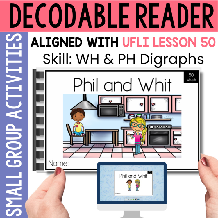 Kindergarten 1st Grade Decodable Reader - UFLI Scope Lesson 50 - Small Group