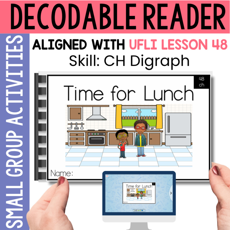 Kindergarten 1st Grade Decodable Reader - UFLI Scope Lesson 48 - Small Group