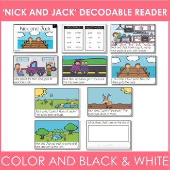 Kindergarten 1st Grade Decodable Reader - UFLI Scope Lesson 44 - Small Group, image 2