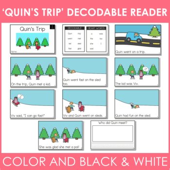 Kindergarten 1st Grade Decodable Reader - UFLI Scope Lesson 41 - Small Group, image 2