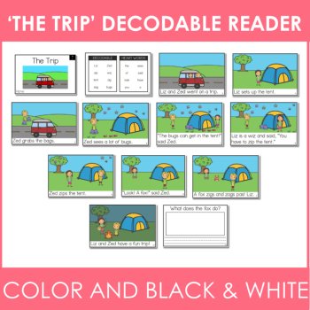 Kindergarten Decodable Reader - UFLI Scope Lesson 34 - Small Group Activities, image 2
