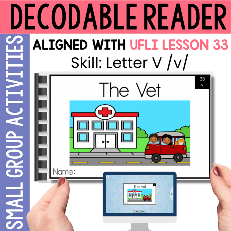 Kindergarten Decodable Reader - UFLI Scope Lesson 33 - Small Group Activities
