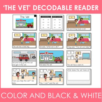 Kindergarten Decodable Reader - UFLI Scope Lesson 33 - Small Group Activities, image 2