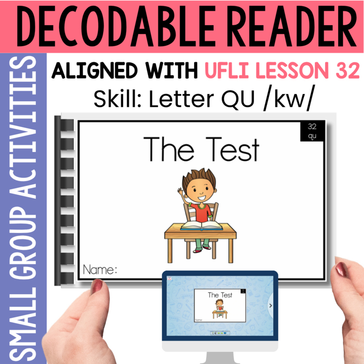 Kindergarten Decodable Reader - UFLI Scope Lesson 32 - Small Group Activities