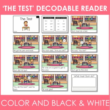 Kindergarten Decodable Reader - UFLI Scope Lesson 32 - Small Group Activities, image 2