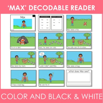 Kindergarten Decodable Reader - UFLI Scope Lesson 31 - Small Group Activities, image 2