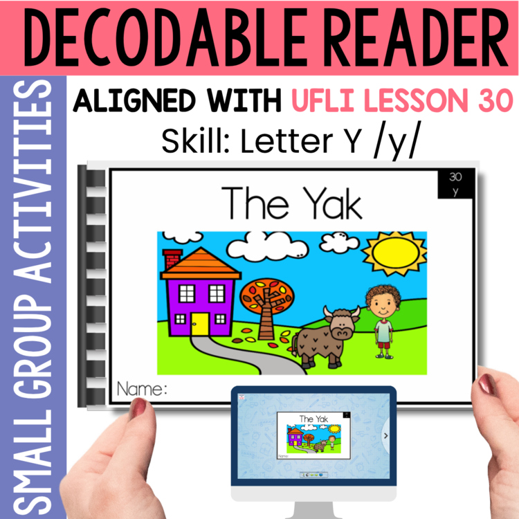 Kindergarten Decodable Reader - UFLI Scope Lesson 30 - Small Group Activities