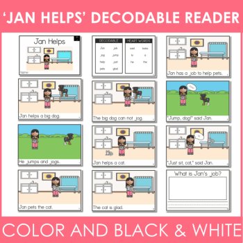 Kindergarten Decodable Reader - UFLI Scope Lesson 29 - Small Group Activities, image 2
