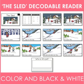 Kindergarten Decodable Reader - UFLI Scope Lesson 27 - Small Group Activities, image 2