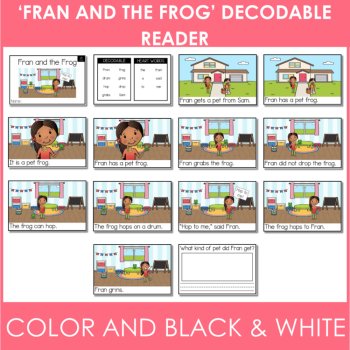 Kindergarten Decodable Reader - UFLI Scope Lesson 25 - Small Group Activities, image 2