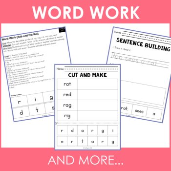 Kindergarten Decodable Reader - UFLI Scope Lesson 25 - Small Group Activities, image 3