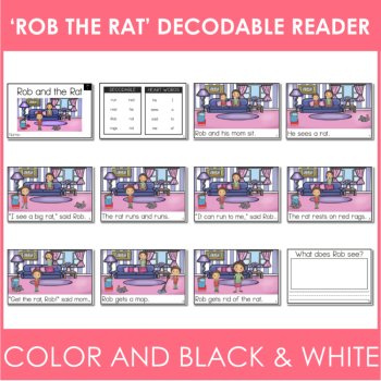 Kindergarten Decodable Reader - UFLI Scope Lesson 24 - Small Group Activities, image 2