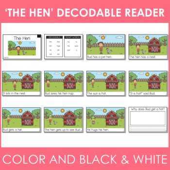 Kindergarten Decodable Reader - UFLI Scope Lesson 23 - Small Group Activities, image 2
